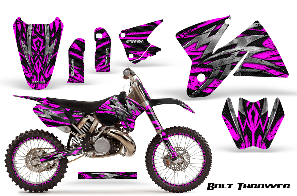 KTM C2 Graphics Kit Bolt Thrower Pink NP Rims